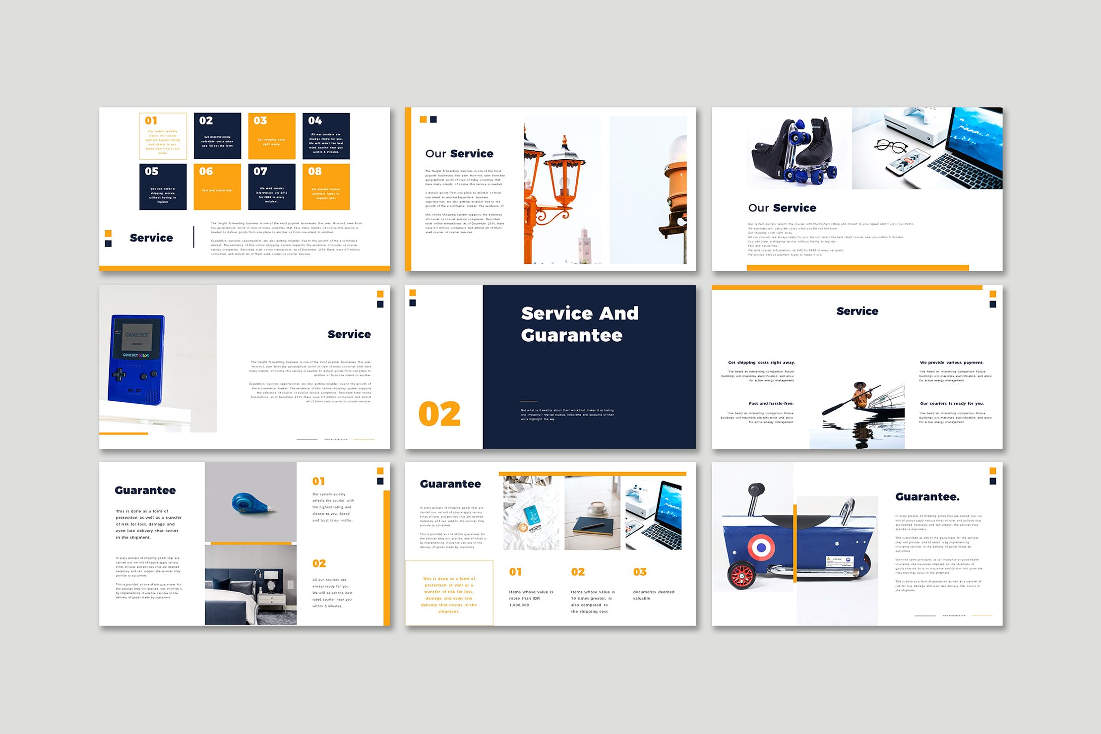 产品设计展示PPT幻灯片模板 NavRange Business Presentation 幻灯图表 sucaiwan.com