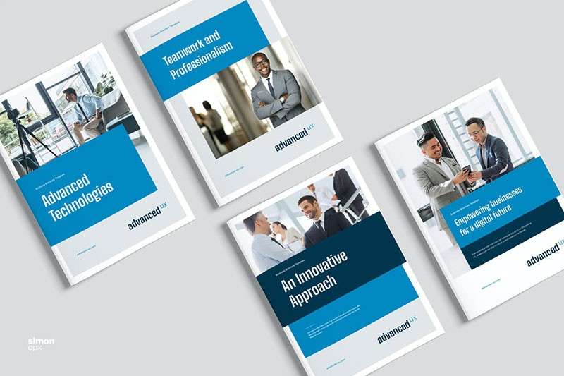 电子商务画册InDesign设计模板 样机素材 sucaiwan.com