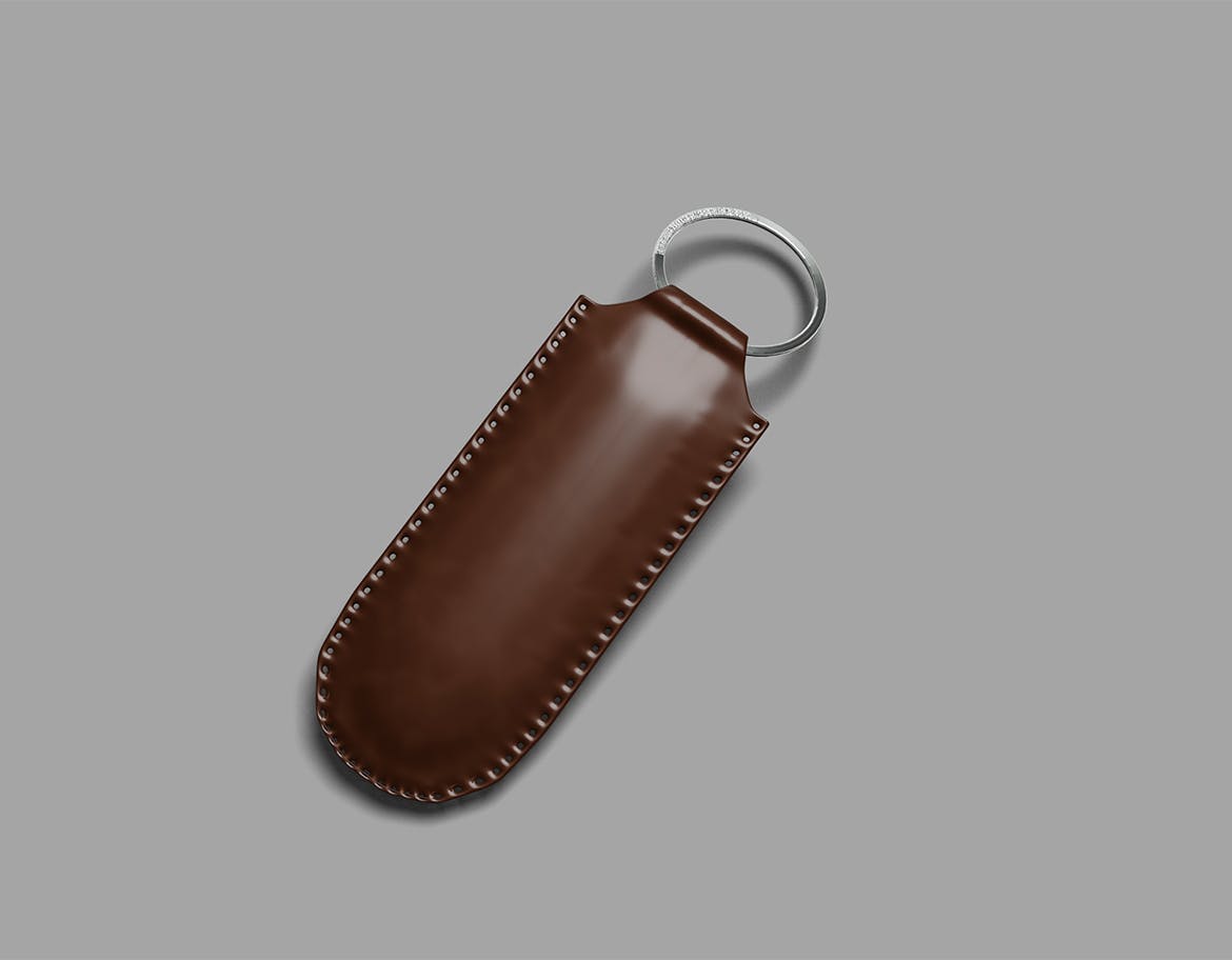 真皮钥匙扣设计样机 Keychain Mockup 样机素材 sucaiwan.com