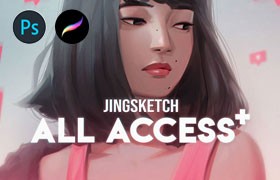 61个专业插画PS和Procreate笔刷，附插画创作视频