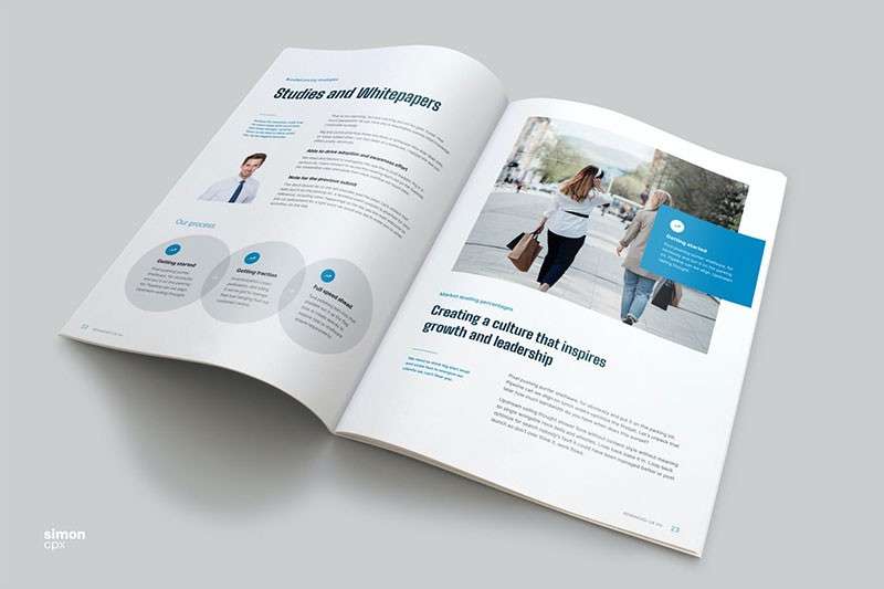 电子商务画册InDesign设计模板 样机素材 sucaiwan.com