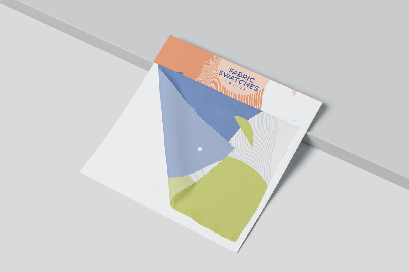 织物样品图案设计样机 Fabric Swatches Mockups 样机素材 sucaiwan.com