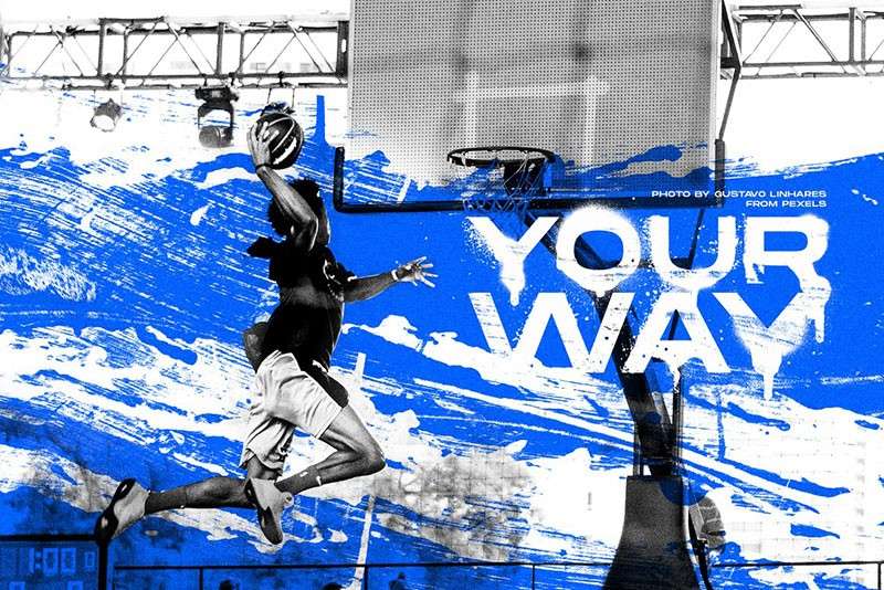 潮流涂鸦喷漆纹理图案笔刷PS和Procreate格式 笔刷资源 sucaiwan.com