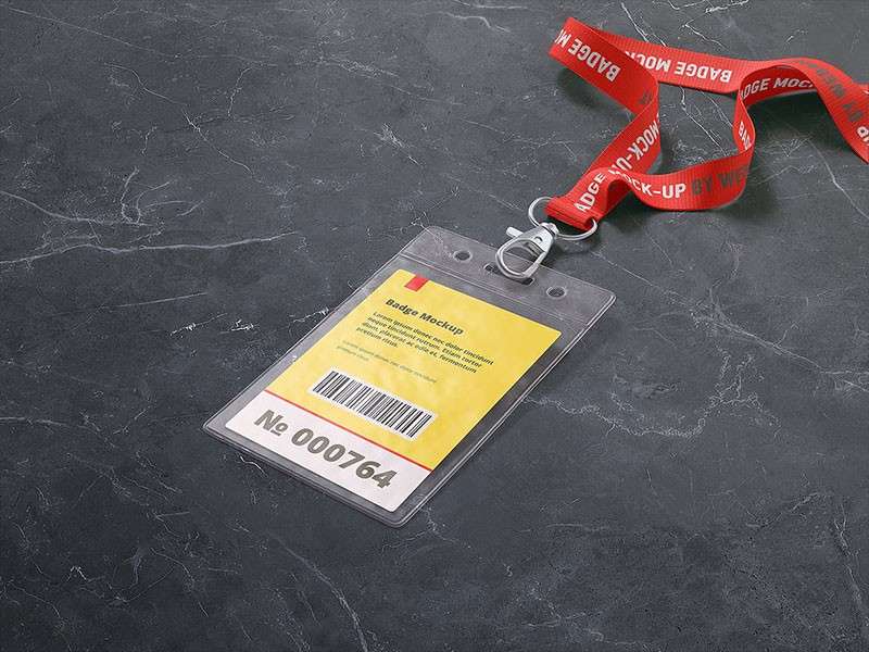 11个企业工牌设计展示样机PSD模板 样机素材 sucaiwan.com