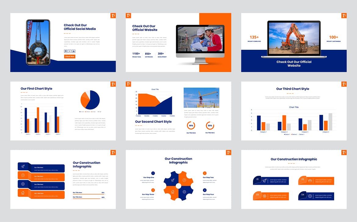 施工建筑PPT创意模板 Constructor – Construction PowerPoint Template 幻灯图表 第6张-素材湾丨精选海外优质设计素材资源 施工建筑PPT创意模板 Constructor – Construction PowerPoint Template 幻灯图表 sucaiwan.com