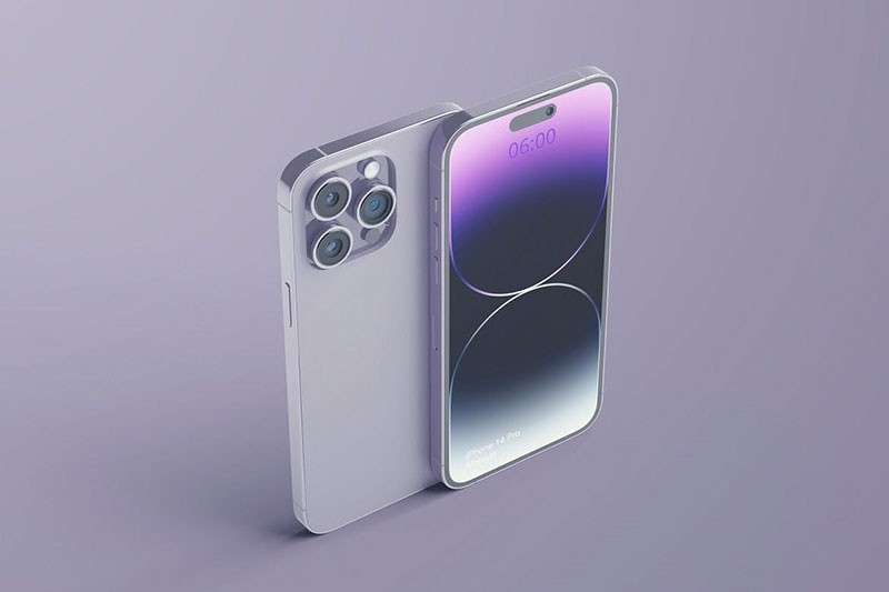 iPhone14 Pro Max苹果手机样机PSD 样机素材 sucaiwan.com