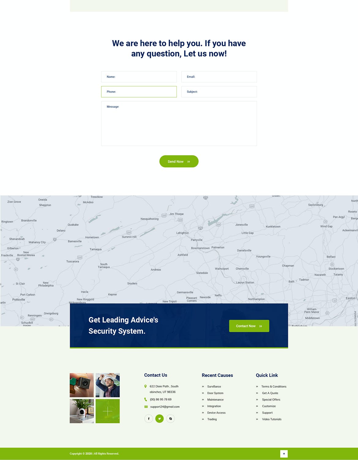 监控安全服务机构网站设计PSD模板 SafeCo – CCTV Security Service Agency PSD Template APP UI sucaiwan.com