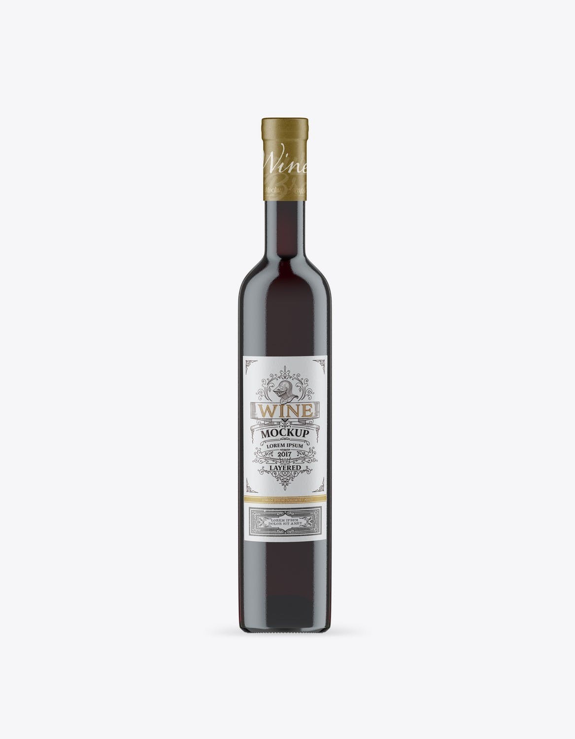 葡萄酒瓶包装设计样机 Set Wine Bottles Mockup 样机素材 sucaiwan.com