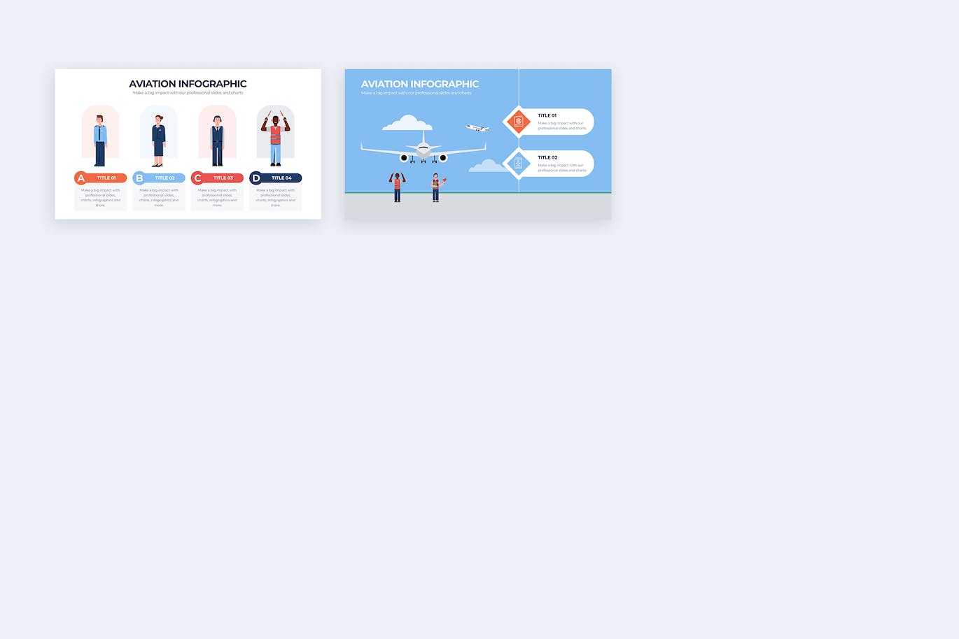 机场航空信息图表矢量模板 Education Aviation Illustrator Infographics 幻灯图表 sucaiwan.com