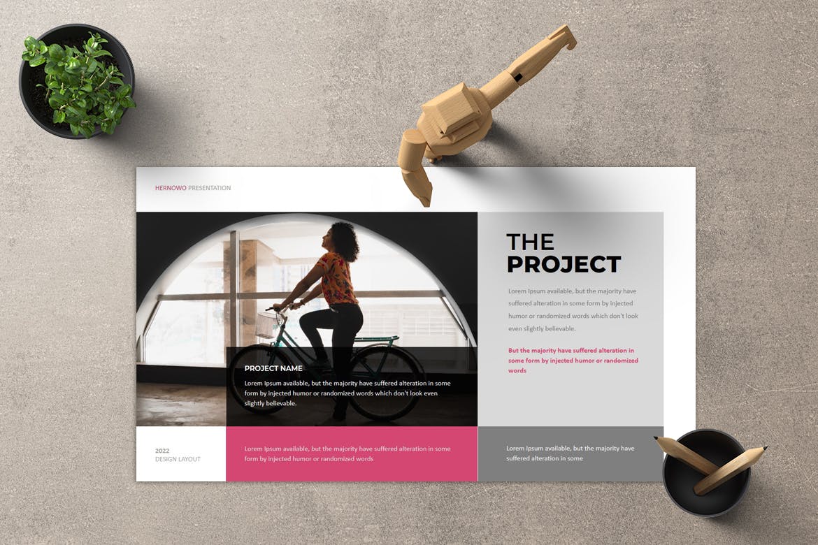 企业产品展示演示文稿PPT模板 Hernowo – Powerpoint Template 幻灯图表 sucaiwan.com