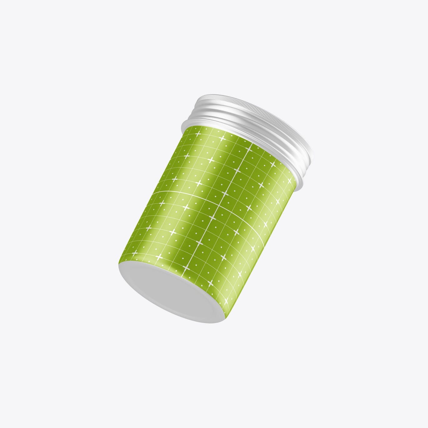 拧盖锡罐包装设计样机 Set Colored Tin Mockup 样机素材 sucaiwan.com