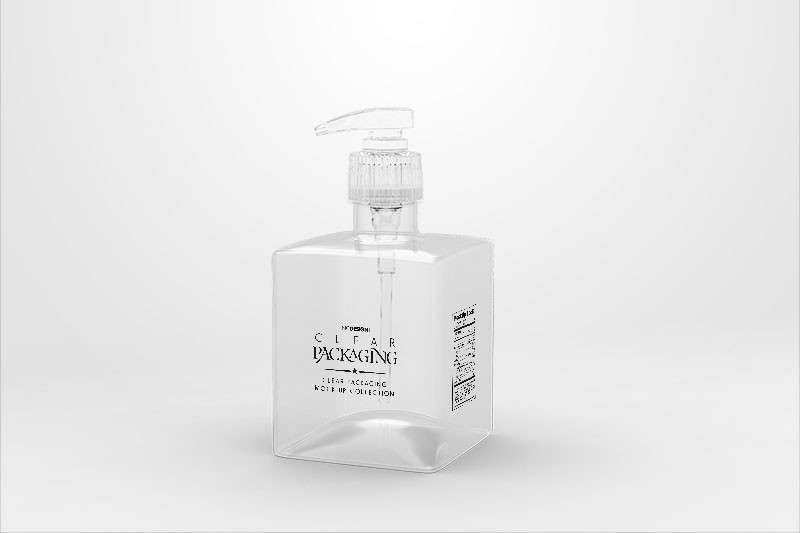 10种透明塑料瓶包装盒标签贴图样机PSD 样机素材 sucaiwan.com