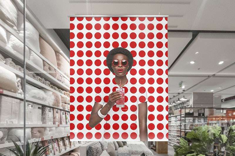 商场室内场景橱窗广告海报设计提案样机PSD 样机素材 sucaiwan.com