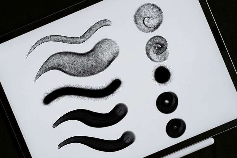 Procreate涂鸦艺术笔刷 笔刷资源 sucaiwan.com