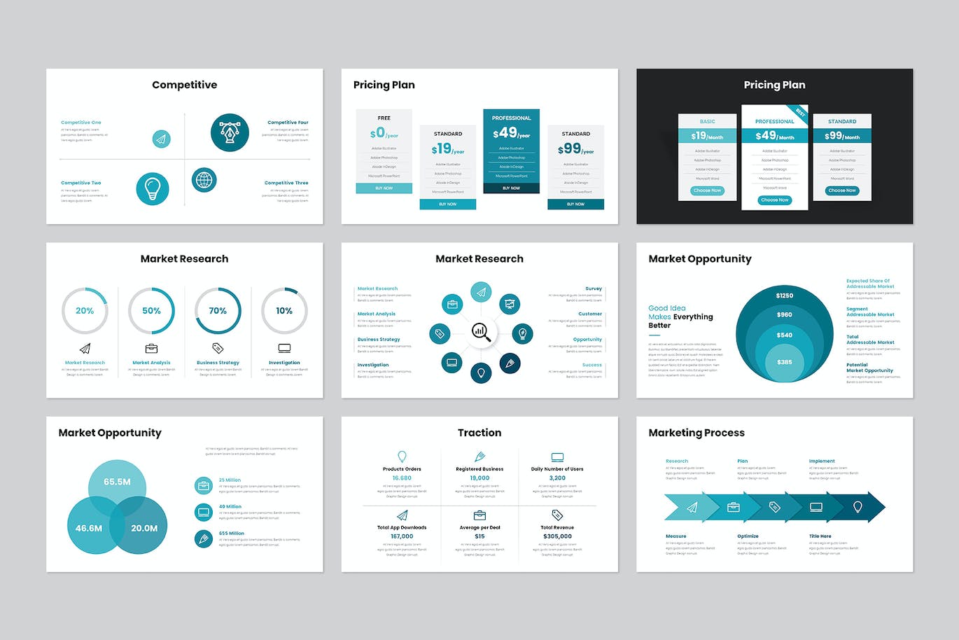 企业计划方案PPT演示幻灯片模板 Business Plan PowerPoint Template 幻灯图表 第11张-素材湾丨精选海外优质设计素材资源 企业计划方案PPT演示幻灯片模板 Business Plan PowerPoint Template 幻灯图表 sucaiwan.com