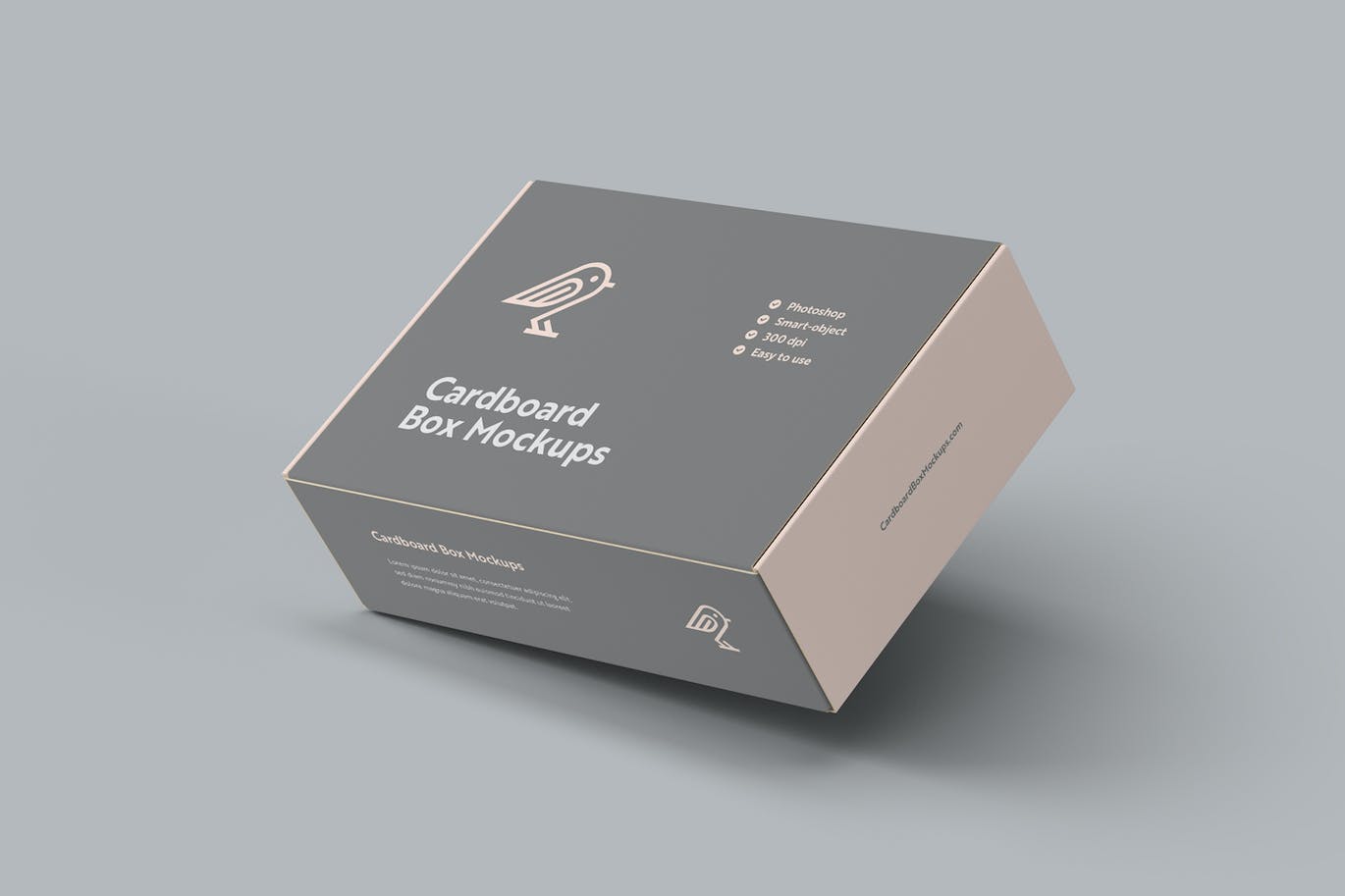 纸板箱包装设计样机模板 Cardboard Box Mockups 样机素材 sucaiwan.com
