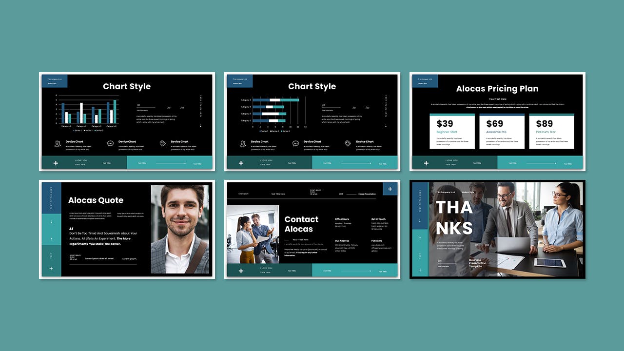 公司/企业宣传PPT幻灯片模板下载 Alocas – Business Presentation PowerPoint Template 幻灯图表 第2张-素材湾丨精选海外优质设计素材资源 公司/企业宣传PPT幻灯片模板下载 Alocas – Business Presentation PowerPoint Template 幻灯图表 sucaiwan.com