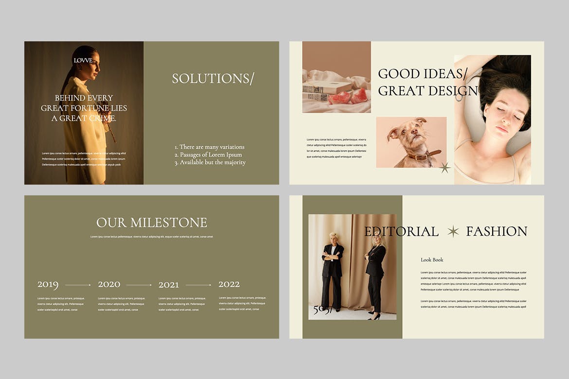 美学优雅PPT演示幻灯片模板 LOWWE – Aesthetic Elegant Powerpoint 幻灯图表 sucaiwan.com