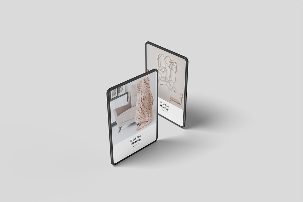 站立式iPad平板电脑样机 iPad Mockup 样机素材 sucaiwan.com