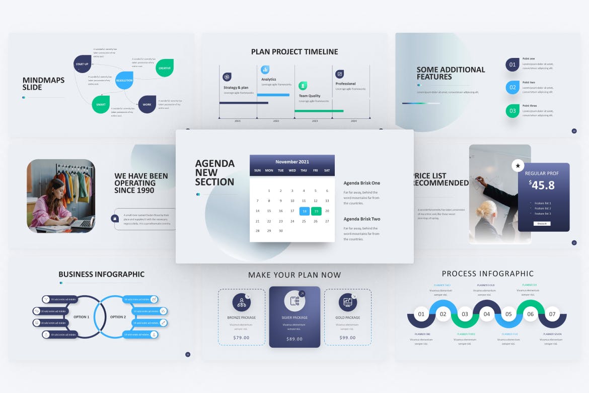 蓝色现代多用途Powerpoint模板下载 Sociency Blue Modern Multipurpose PowerPoint 幻灯图表 第3张-素材湾丨精选海外优质设计素材资源 蓝色现代多用途Powerpoint模板下载 Sociency Blue Modern Multipurpose PowerPoint 幻灯图表 sucaiwan.com
