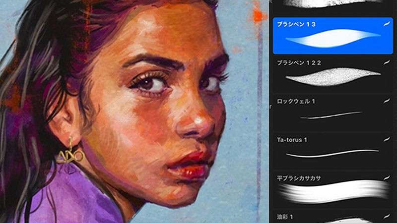 Procreate油画笔刷 笔刷资源 sucaiwan.com