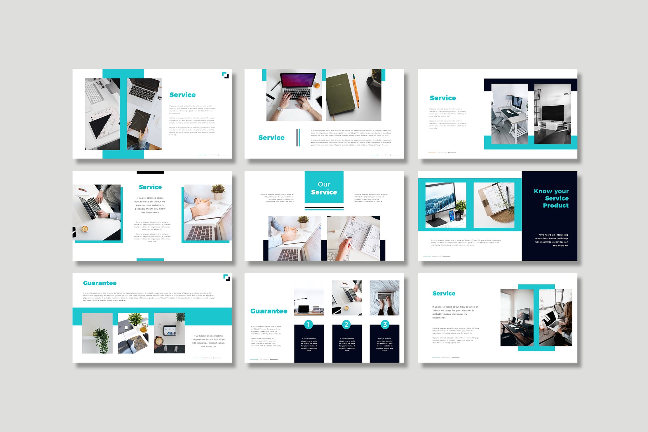 浅蓝商业演示PPT幻灯片模板下载 Bullao Business Presentation 幻灯图表 sucaiwan.com