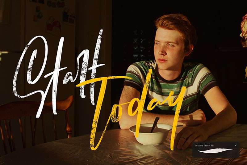 32个签名设计Procreate笔刷 笔刷资源 sucaiwan.com