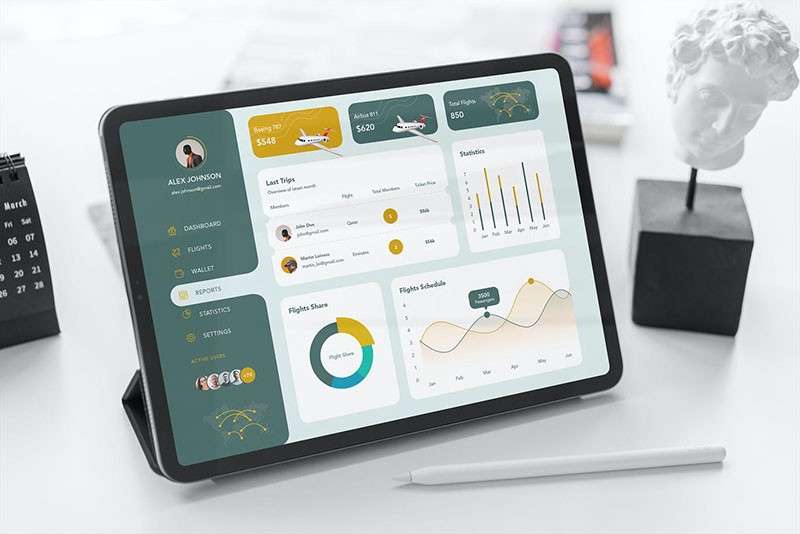 商务场景电子设备UI设计样机模板PSD 样机素材 sucaiwan.com