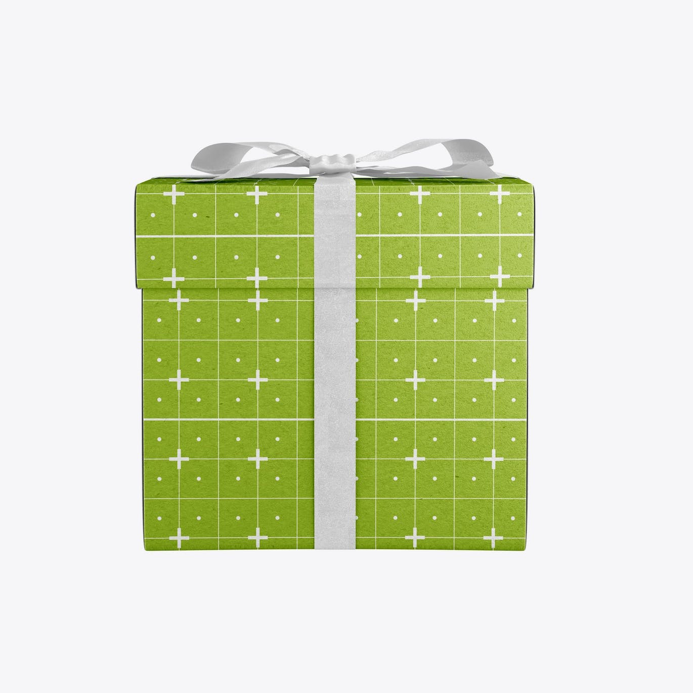 光泽蝴蝶结礼品盒设计样机 Set Glossy Gift Box Mockup 样机素材 sucaiwan.com