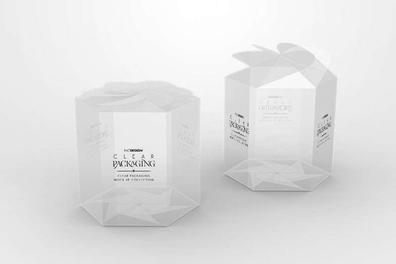 10种透明塑料瓶包装盒标签贴图样机PSD 样机素材 sucaiwan.com