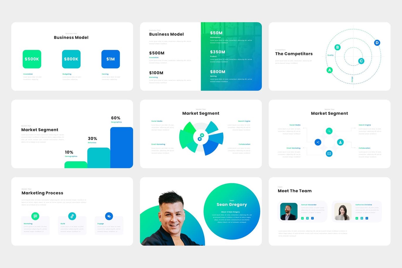 渐变配色企业演示Powerpoint幻灯片模板 Decker – Pitch Deck PowerPoint Template 幻灯图表 第6张-素材湾丨精选海外优质设计素材资源 渐变配色企业演示Powerpoint幻灯片模板 Decker – Pitch Deck PowerPoint Template 幻灯图表 sucaiwan.com