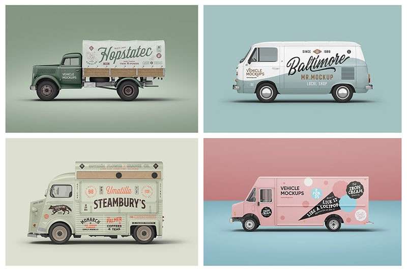 汽车飞机交通工具模型样机PSD 样机素材 第11张-素材湾丨精选海外优质设计素材资源 汽车飞机交通工具模型样机PSD 样机素材 sucaiwan.com