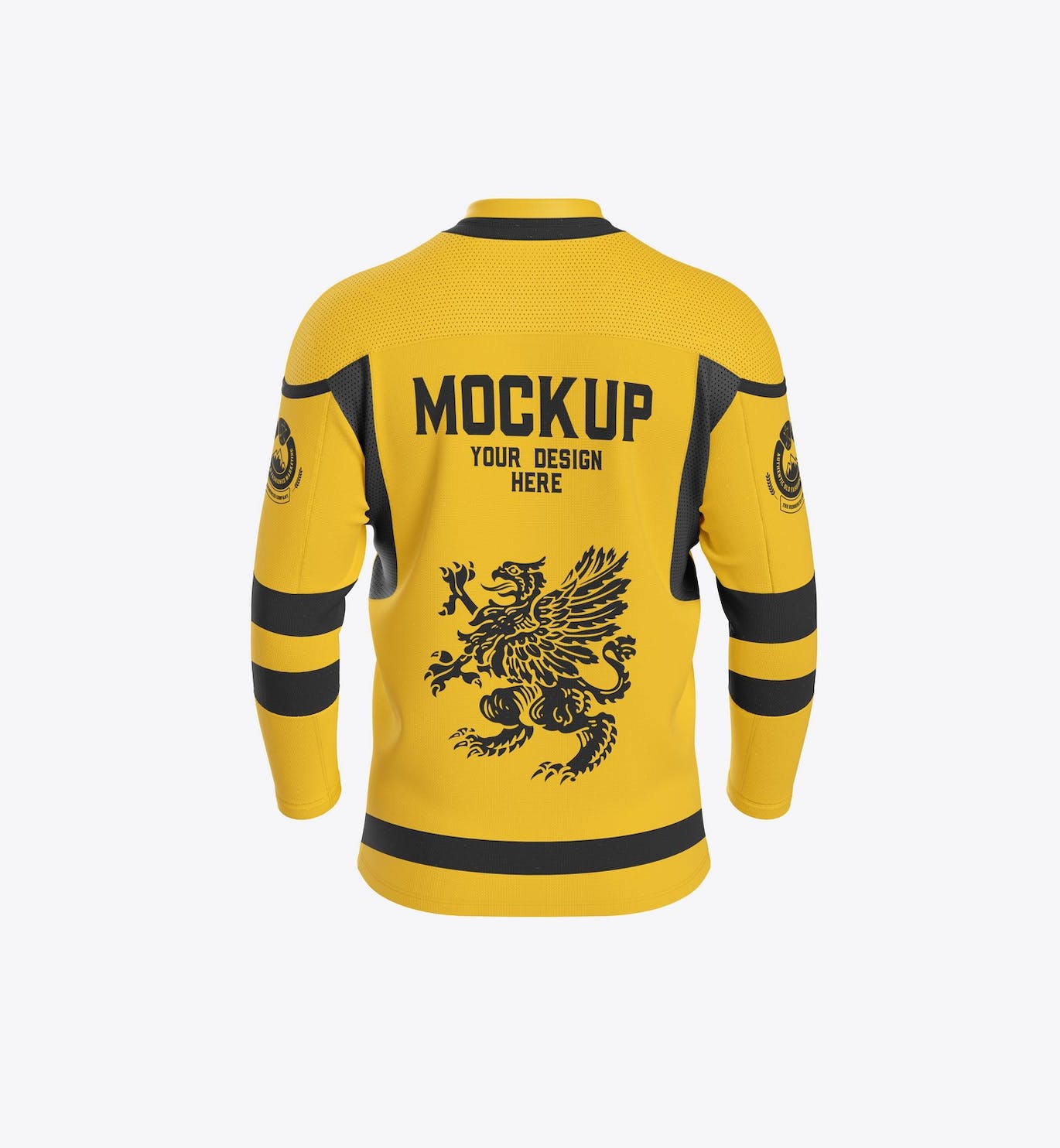 冬季运动服服装面料设计样机 Winter Sport Jersey Mockup 样机素材 sucaiwan.com