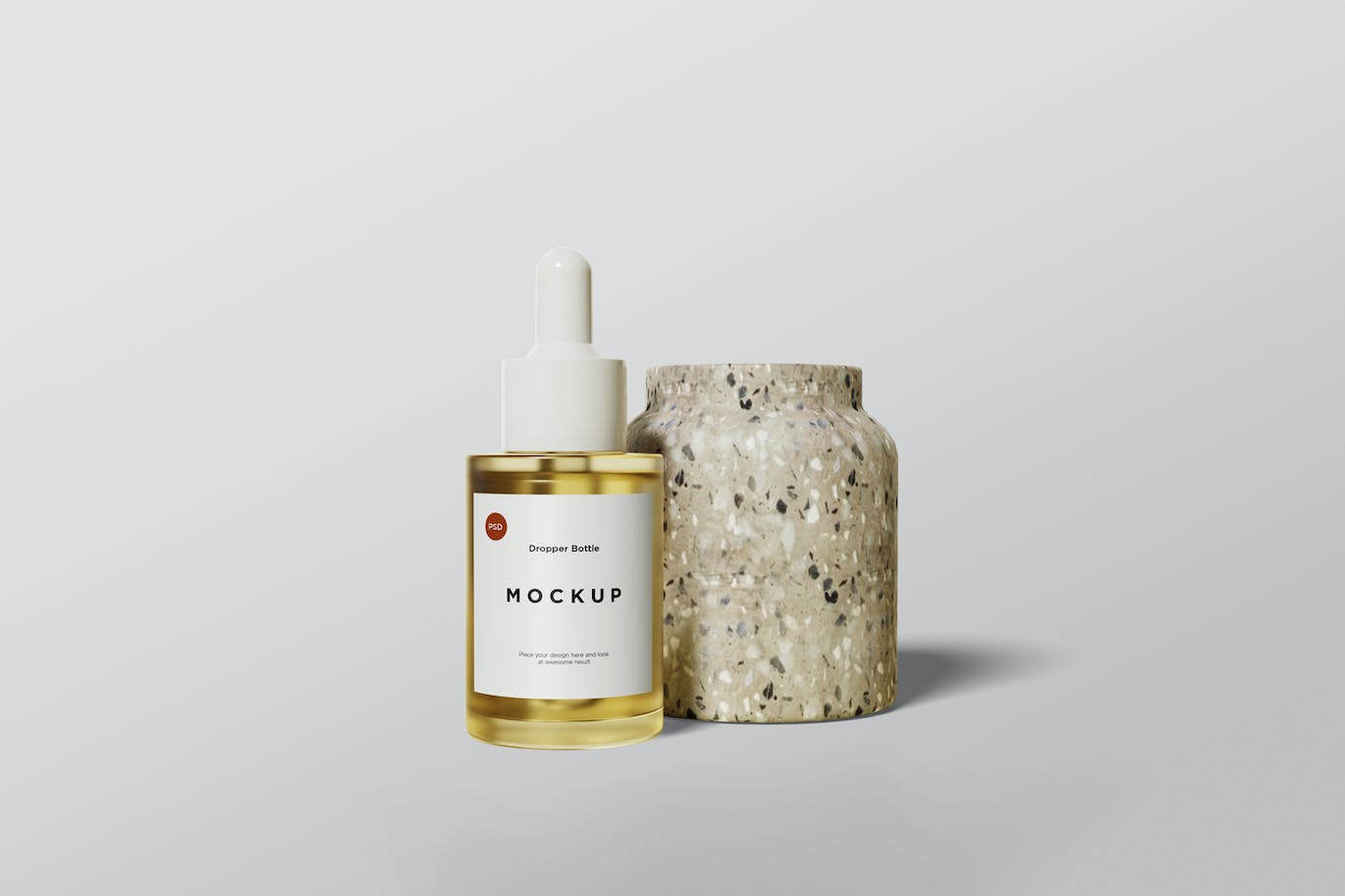 滴管瓶品牌包装设计样机 Dropper bottle mockup 样机素材 sucaiwan.com