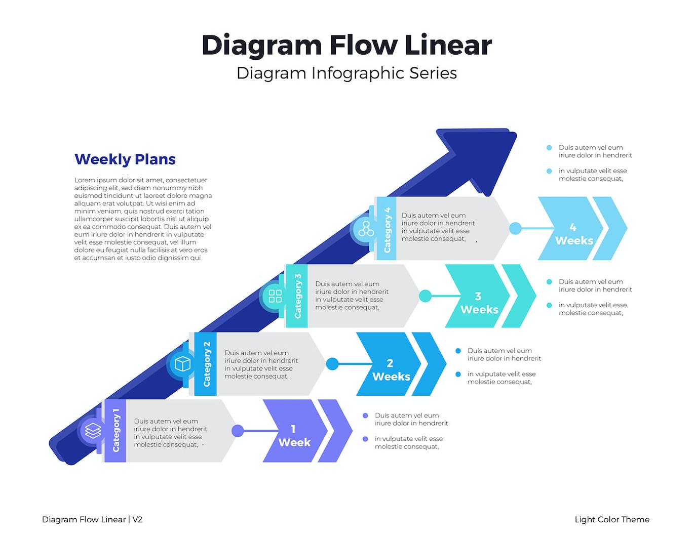 线条流程图表矢量素材v2 Diagram Flow Linear V2 图片素材 sucaiwan.com