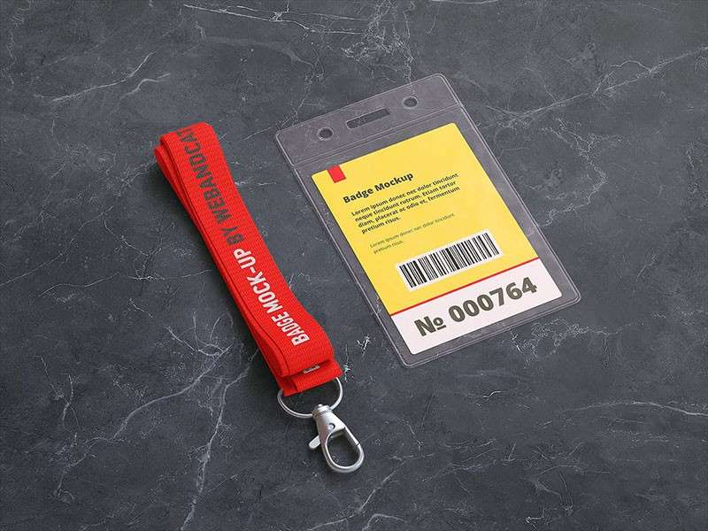 11个企业工牌设计展示样机PSD模板 样机素材 sucaiwan.com