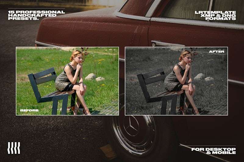 电影高级暗黑调色效果LR预设 插件预设 sucaiwan.com