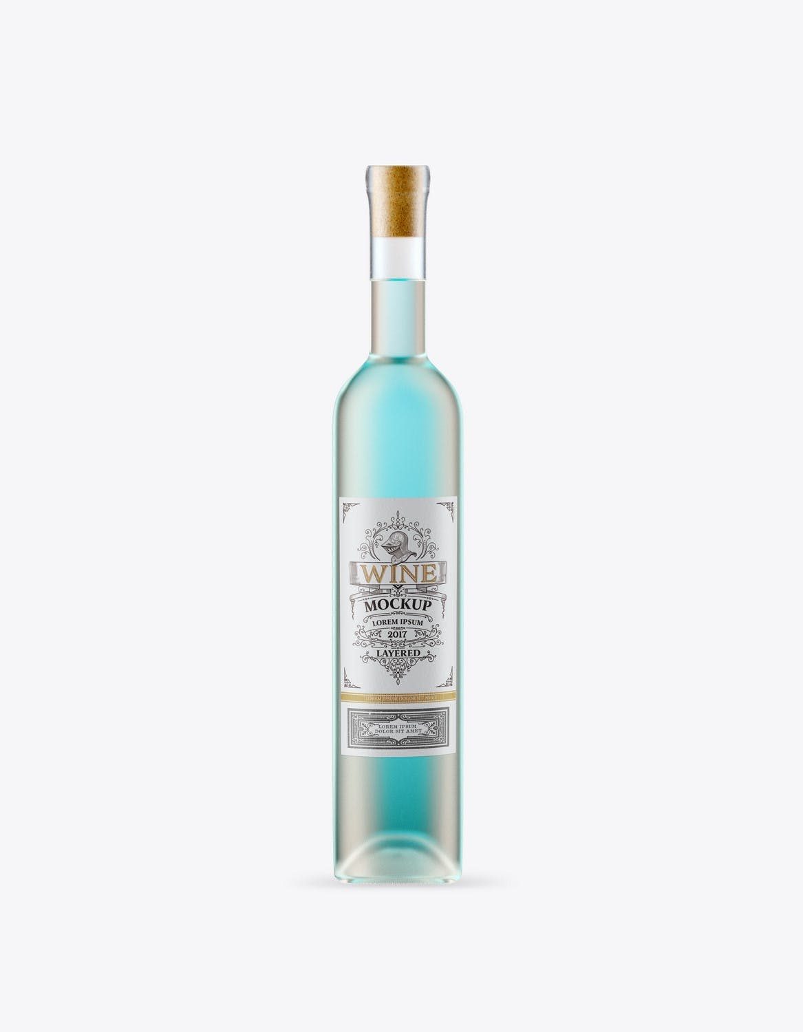 葡萄酒瓶包装设计样机 Set Wine Bottles Mockup 样机素材 sucaiwan.com