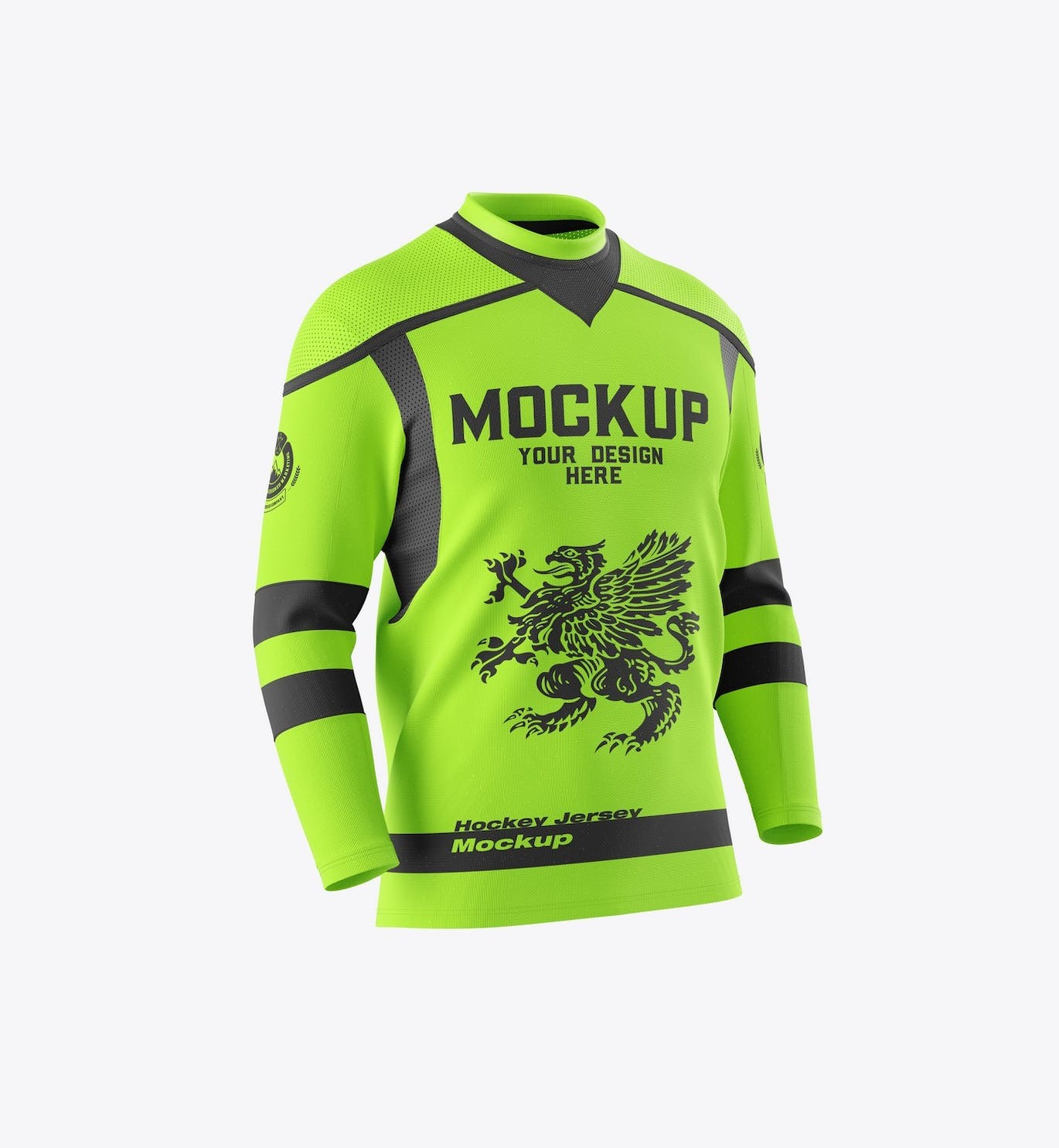 冬季运动服服装面料设计样机 Winter Sport Jersey Mockup 样机素材 sucaiwan.com