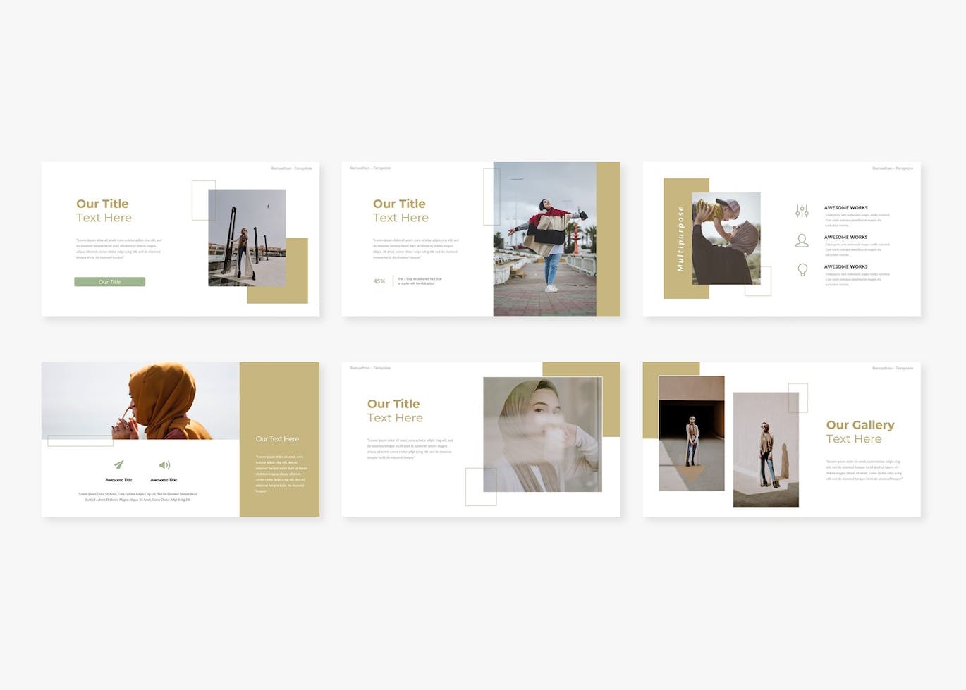 头巾服装品牌PPT演示幻灯片模板 Ramadhan Multipurpose PowerPoint 幻灯图表 第5张-素材湾丨精选海外优质设计素材资源 头巾服装品牌PPT演示幻灯片模板 Ramadhan Multipurpose PowerPoint 幻灯图表 sucaiwan.com