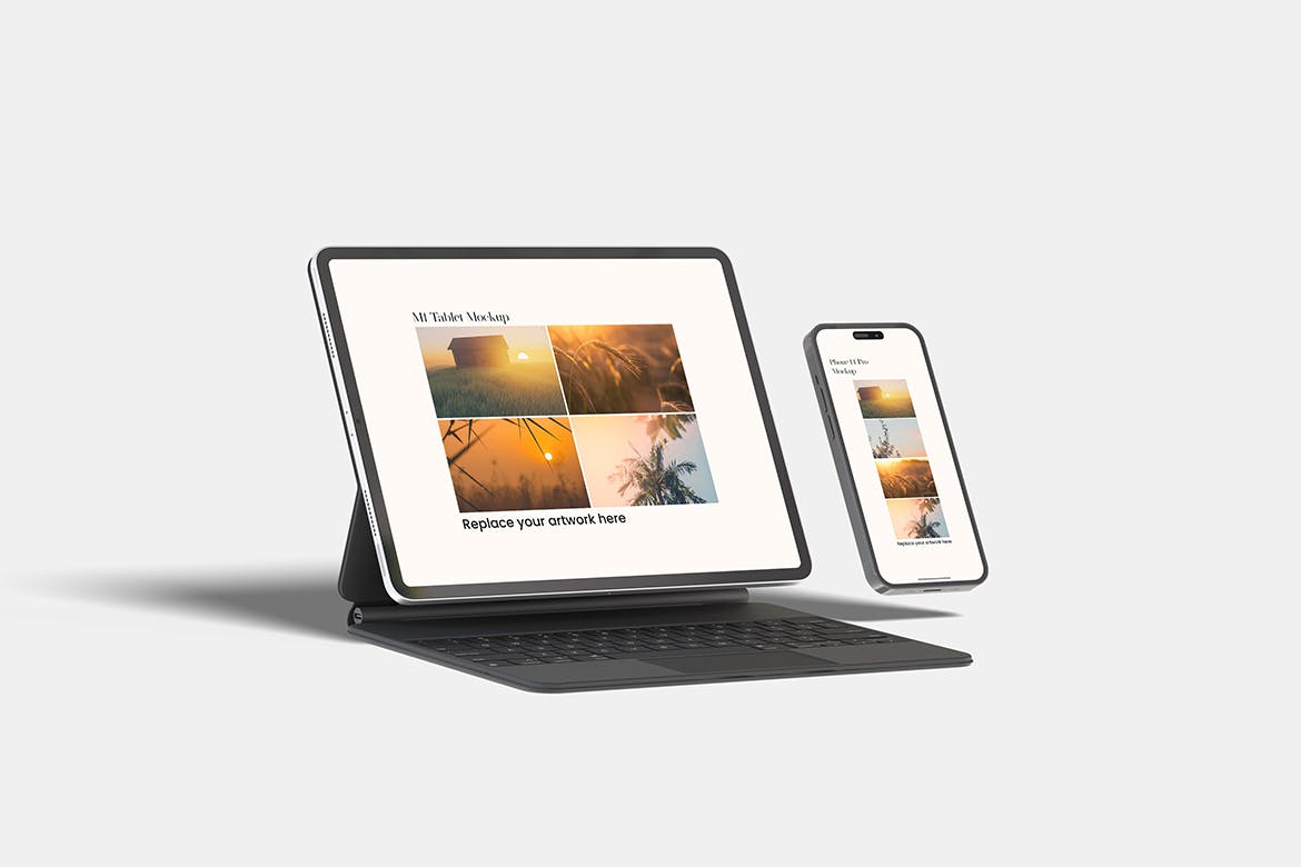 多屏幕响应式设备样机 Multi Device Realistic Mockup 样机素材 sucaiwan.com