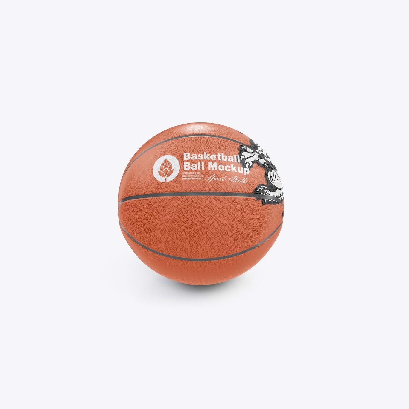 篮球运动品牌设计样机 Basketball Ball Mockup 样机素材 sucaiwan.com