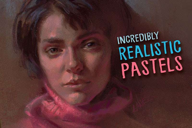 Procreate专业手绘色粉画笔刷 笔刷资源 sucaiwan.com