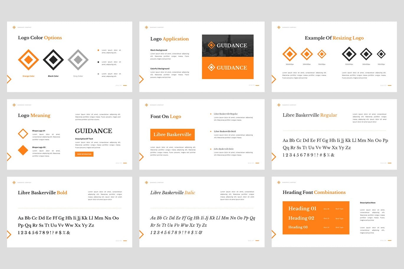 品牌手册企业业务Powerpoint模板 Guidance – Brand Manual Powerpoint Template 幻灯图表 第6张-素材湾丨精选海外优质设计素材资源 品牌手册企业业务Powerpoint模板 Guidance – Brand Manual Powerpoint Template 幻灯图表 sucaiwan.com