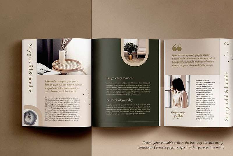 节日礼品画册设计模板InDesign CANVA源文件 样机素材 sucaiwan.com