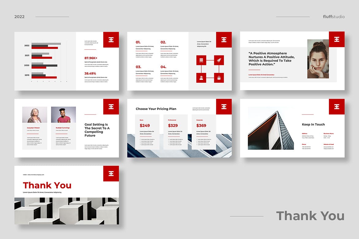 公司管理流程培训PPT设计模板 Envirobiz – Business PowerPoint Template 幻灯图表 sucaiwan.com