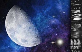 Procreate宇宙星球笔刷