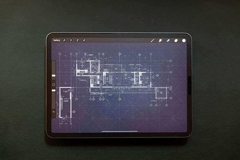 室内装修设计草图网格Procreate笔刷 笔刷资源 sucaiwan.com