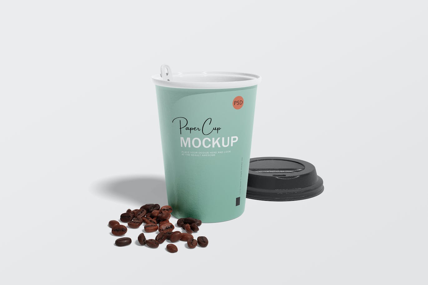 纸咖啡杯品牌设计样机 Paper coffee cup mockup 样机素材 sucaiwan.com