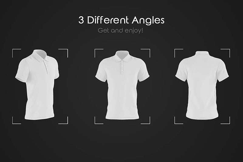 男士Polo衫设计展示样机PSD模板 样机素材 sucaiwan.com